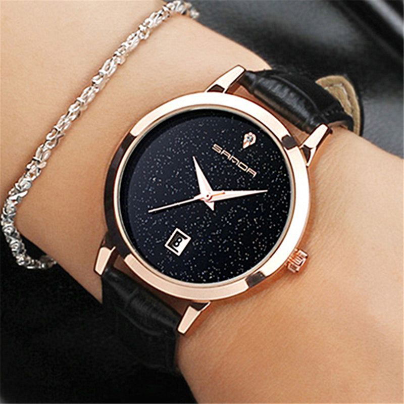 SANDA brand quartz women's watch - shopclan