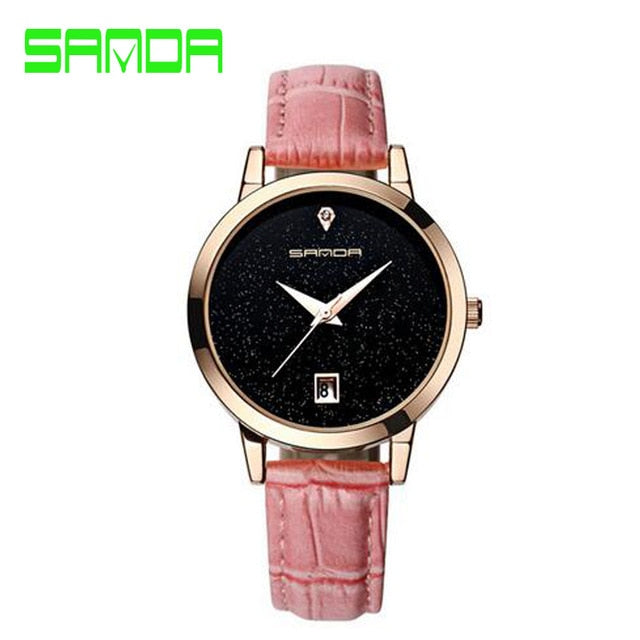 SANDA brand quartz women's watch - shopclan