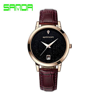 SANDA brand quartz women's watch - shopclan