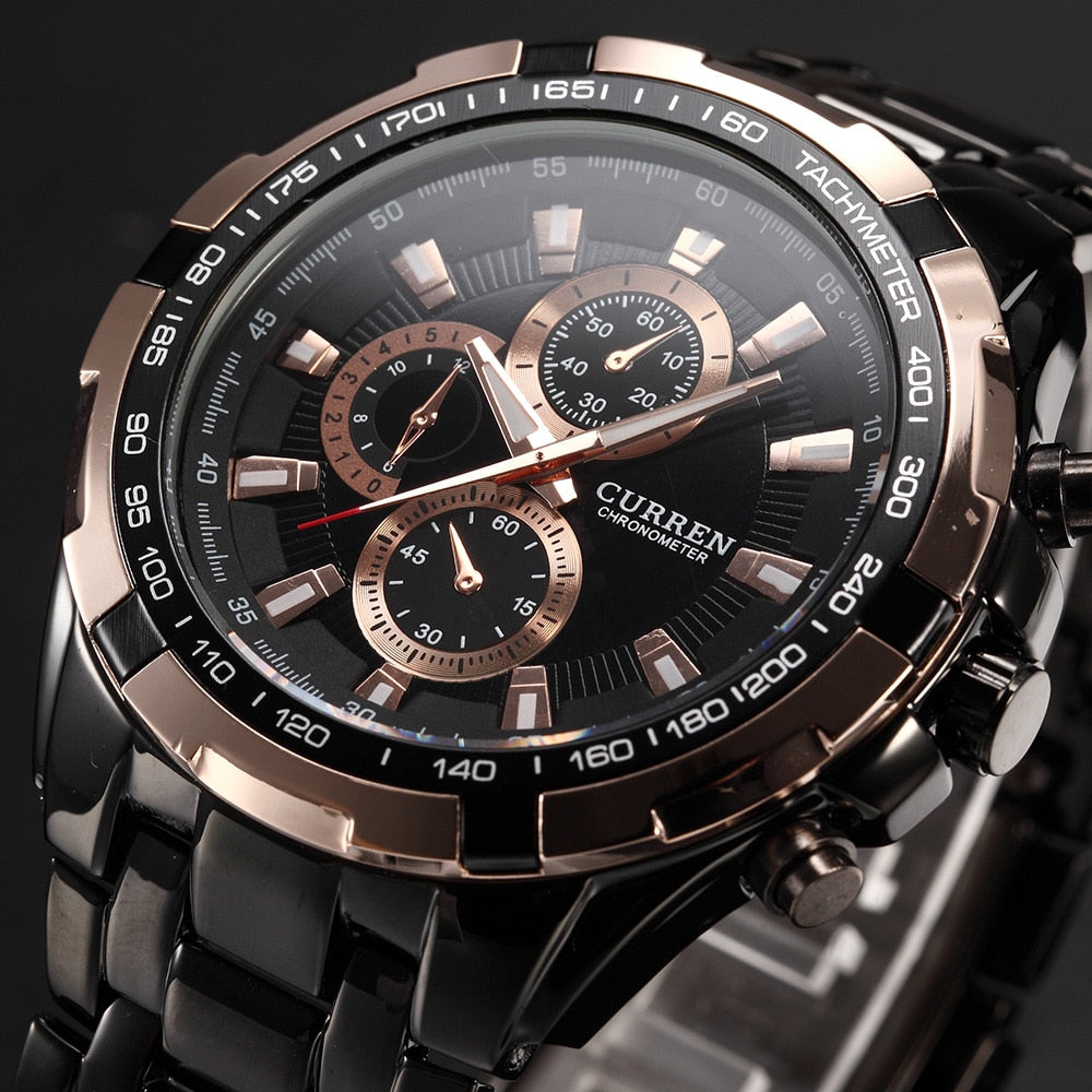 CURREN Branded waterproof men's watch - shopclan