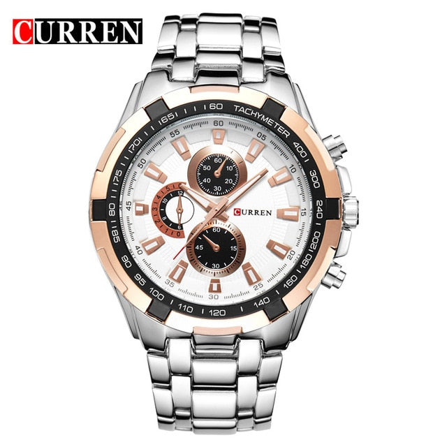 CURREN Branded waterproof men's watch - shopclan