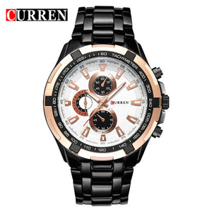 CURREN Branded waterproof men's watch - shopclan