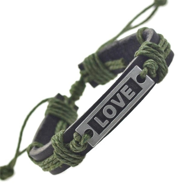 New genuine leather bracelet - shopclan