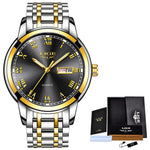 LIGE branded men's watch - shopclan