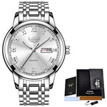 LIGE branded men's watch - shopclan