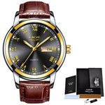 LIGE branded men's watch - shopclan