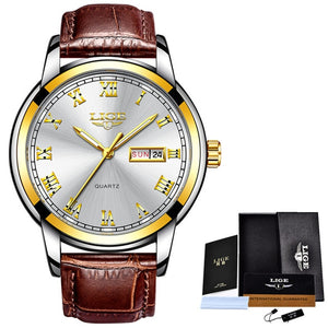 LIGE branded men's watch - shopclan