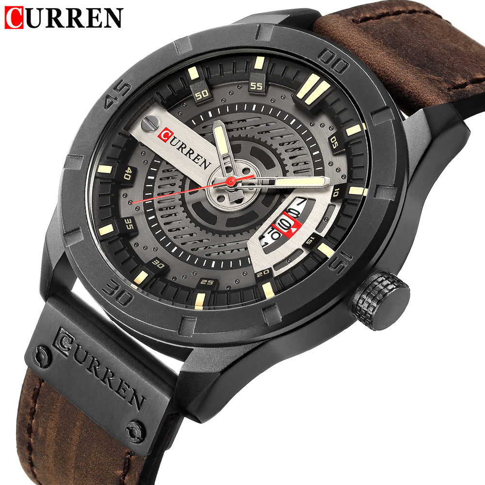 CURREN branded luxury watch - shopclan