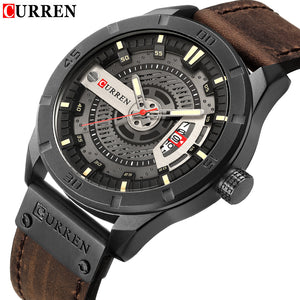 CURREN branded luxury watch - shopclan