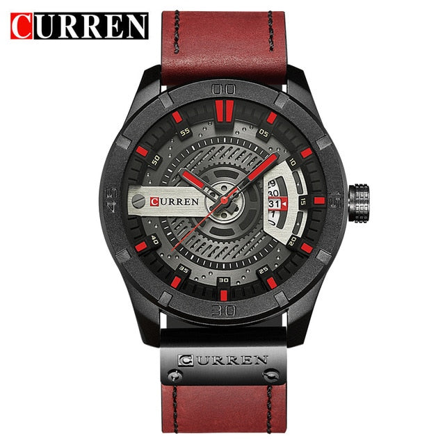 CURREN branded luxury watch - shopclan