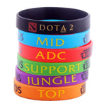 Colorful LOL League silicon bracelet - shopclan