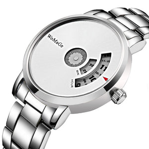 womage branded men's waterproof watch - shopclan