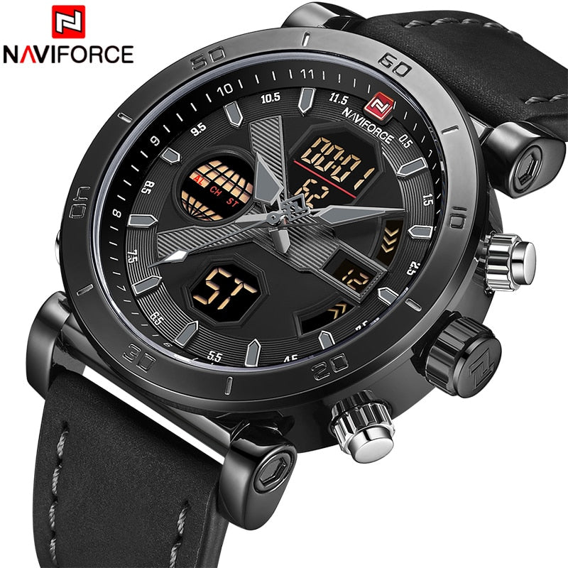 NAVIFORCE Luxury Men's LED watch - shopclan