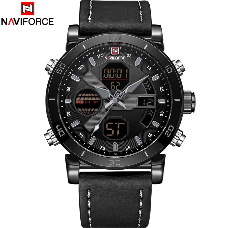 NAVIFORCE Luxury Men's LED watch - shopclan