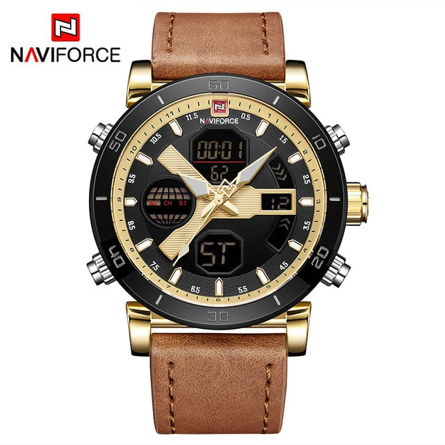 NAVIFORCE Luxury Men's LED watch - shopclan