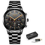 Relojes 2018 Watch Men LIGE Fashion Sport Quartz Clock Mens Watches Top Brand Luxury Business Waterproof Watch Relogio Masculino - shopclan