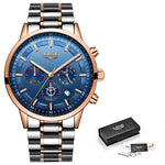 Relojes 2018 Watch Men LIGE Fashion Sport Quartz Clock Mens Watches Top Brand Luxury Business Waterproof Watch Relogio Masculino - shopclan