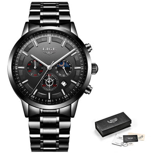 Relojes 2018 Watch Men LIGE Fashion Sport Quartz Clock Mens Watches Top Brand Luxury Business Waterproof Watch Relogio Masculino - shopclan