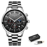 Relojes 2018 Watch Men LIGE Fashion Sport Quartz Clock Mens Watches Top Brand Luxury Business Waterproof Watch Relogio Masculino - shopclan