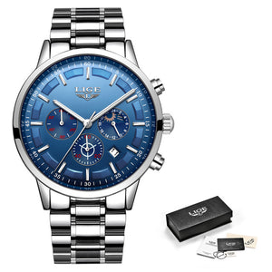 Relojes 2018 Watch Men LIGE Fashion Sport Quartz Clock Mens Watches Top Brand Luxury Business Waterproof Watch Relogio Masculino - shopclan