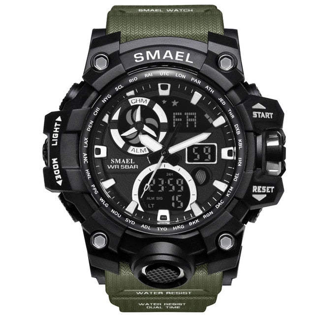 Army digital waterproof watch - shopclan