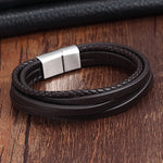 Leather vintage bracelet - shopclan