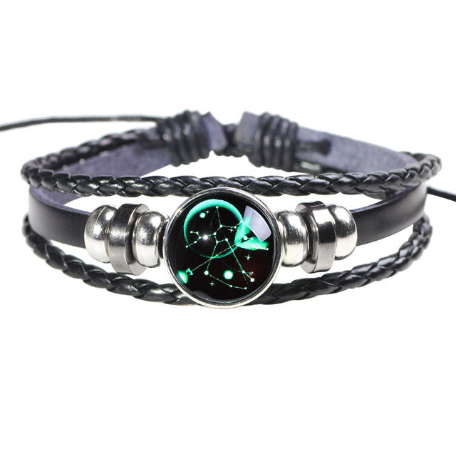 Luminous 12 Zodiac Sign Bracelet - shopclan
