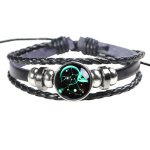 Luminous 12 Zodiac Sign Bracelet - shopclan