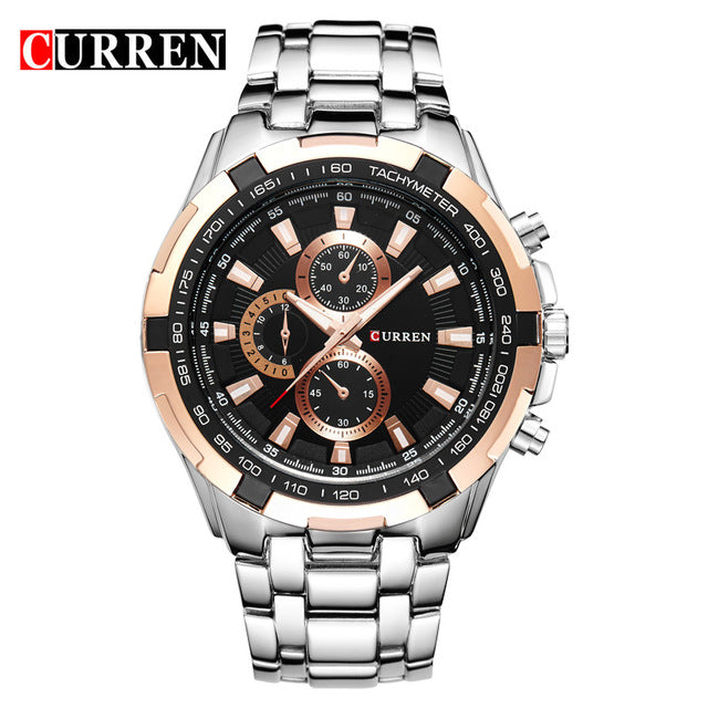 CURREN Branded luxury men's watch - shopclan