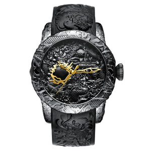 MEGALITH Fashion Gold Dragon watch - shopclan