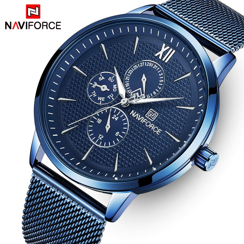 NAVIFORCE branded men's watch - shopclan