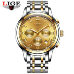 LIGE latest trendy men's watch - shopclan