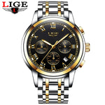 LIGE latest trendy men's watch - shopclan