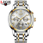 LIGE latest trendy men's watch - shopclan