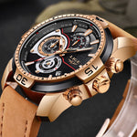 LIGE branded luxury watch - shopclan