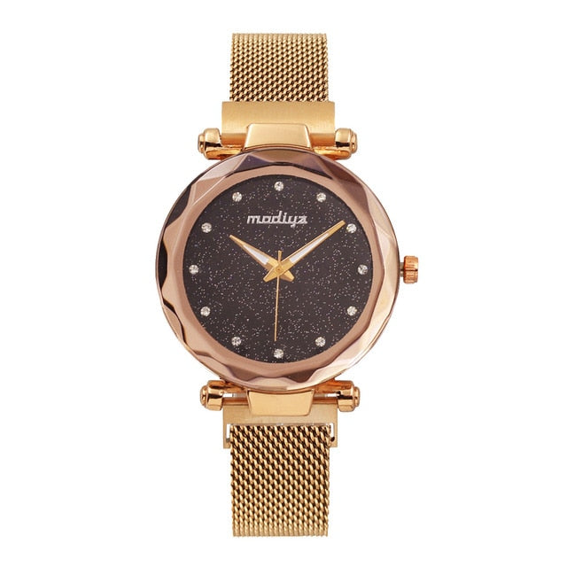 Luxury Diamond Rose Gold Women Watches - shopclan