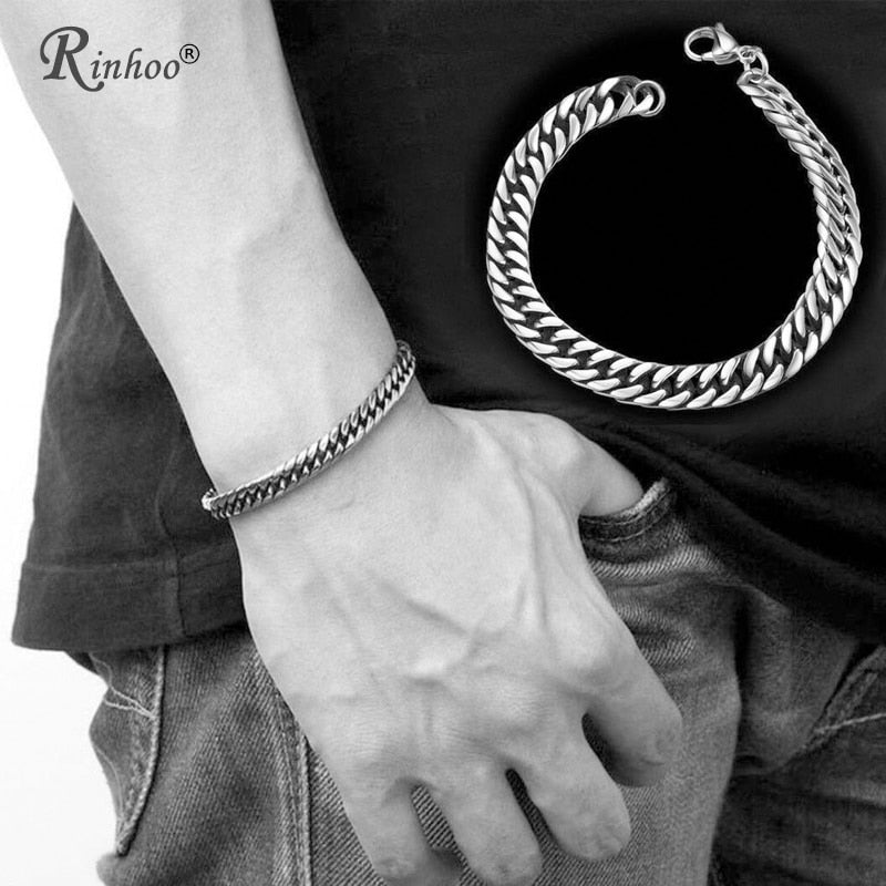 RINHOO Punk branded bracelet - shopclan