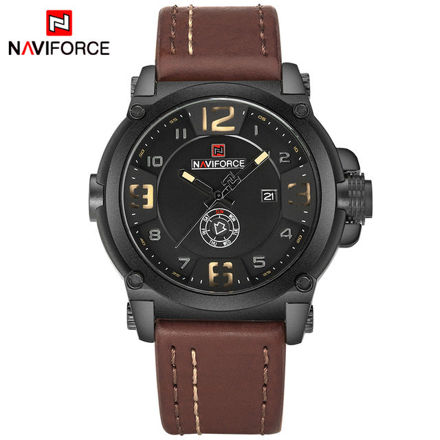 NAVIFORCE waterproof 9099 Mens Watches - shopclan
