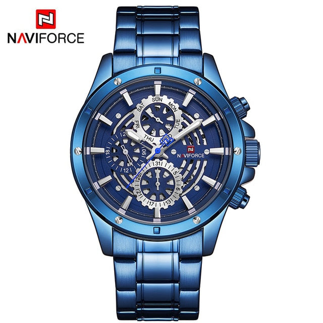 NAVIFORCE stainless steel men's watch - shopclan