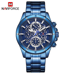 NAVIFORCE stainless steel men's watch - shopclan