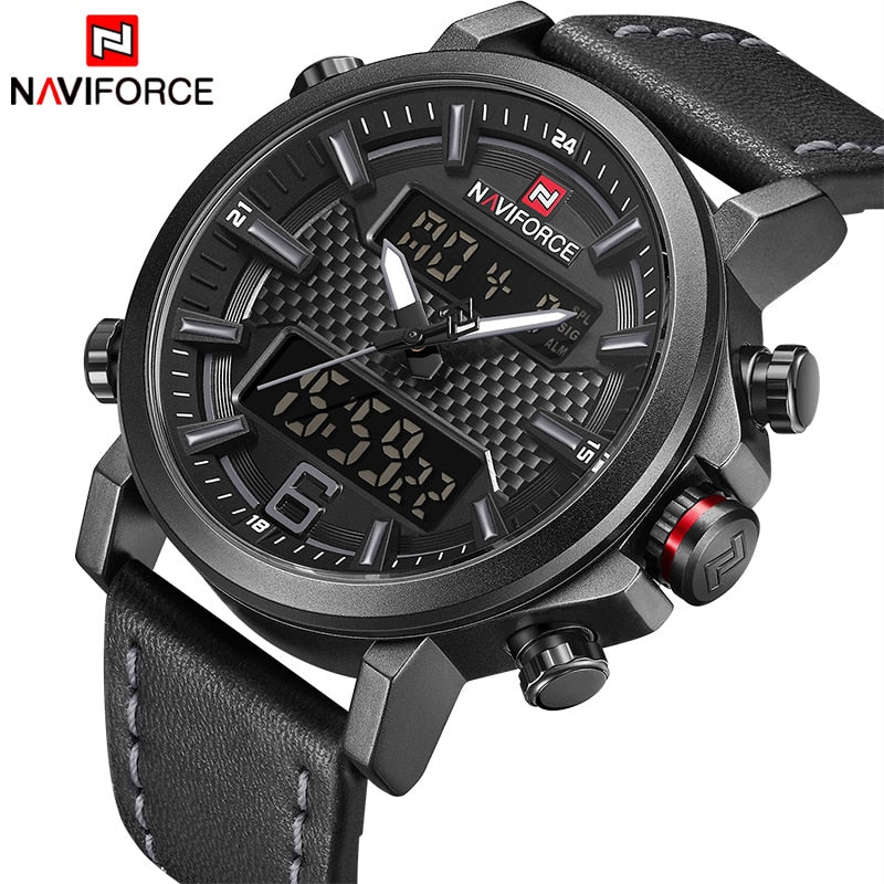 NAVIFORCE LED men's watch - shopclan