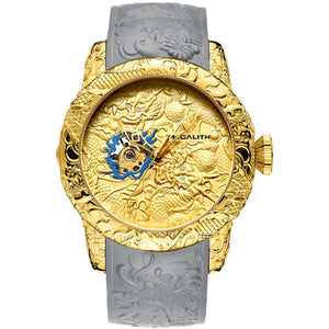 MEGALITH Fashion Gold Dragon watch - shopclan