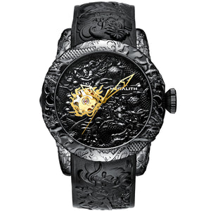MEGALITH Fashion Gold Dragon watch - shopclan
