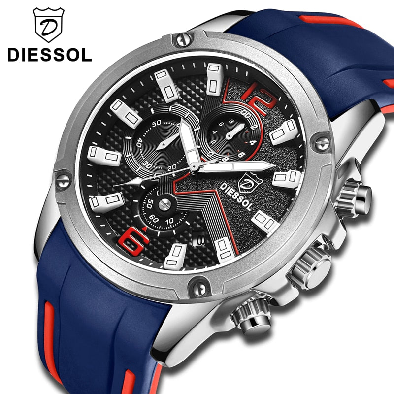DIESSOL waterproof men's watch - shopclan