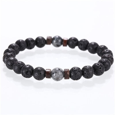 Mcllroy branded stone bracelet - shopclan