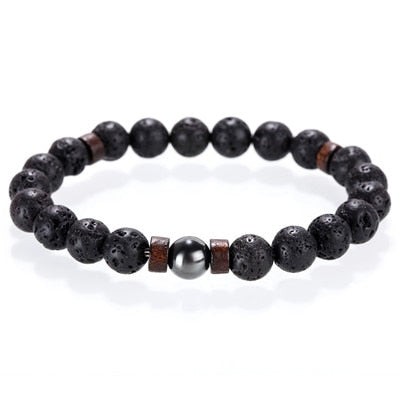 Mcllroy branded stone bracelet - shopclan
