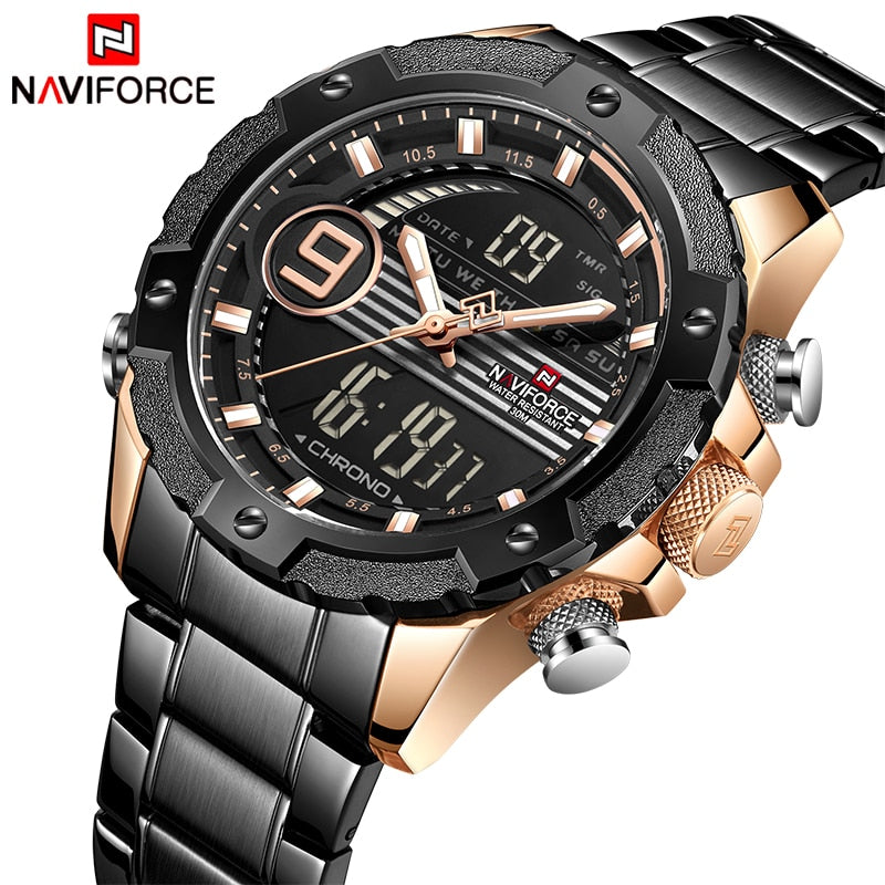 NAVIFORCE luxury men's watch - shopclan
