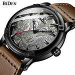 BIDEN Fashion Stylish men's watch - shopclan