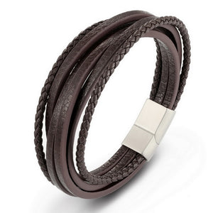 Leather vintage bracelet - shopclan