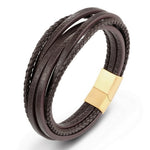Leather vintage bracelet - shopclan